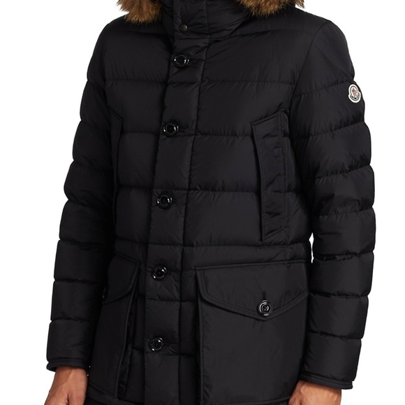 CLUNY GIUBBOTTO Fur-Trim Nylon Down Parka Moncler - 4 - Picture 9 of 9
